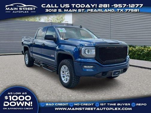 Blue 2016 GMC Sierra 1500 SLE