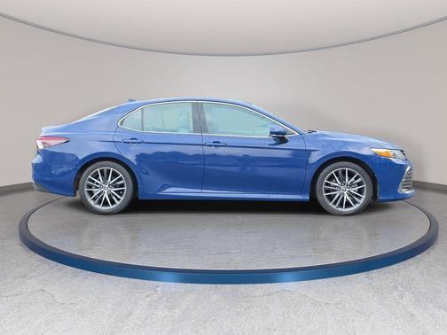 Blue 2023 Toyota Camry Hybrid XLE