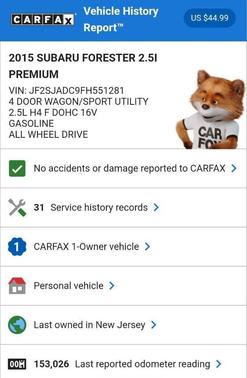 2015 Subaru Forester 2.5i Premium