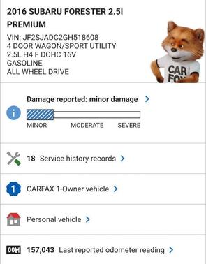 2016 Subaru Forester 2.5i Premium