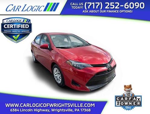 Barcelona Red Metallic 2017 Toyota Corolla LE