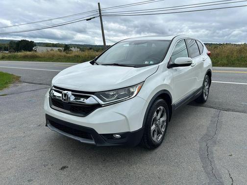 White 2017 Honda CR-V EX-L