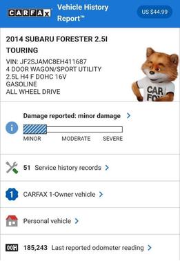 2014 Subaru Forester 2.5i Touring