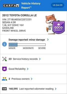 2012 Toyota Corolla LE