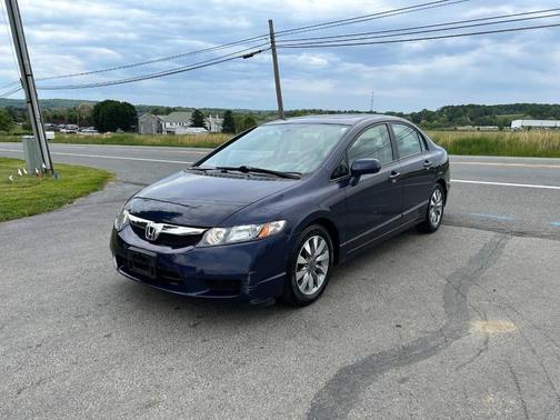 Blue 2009 Honda Civic EX-L