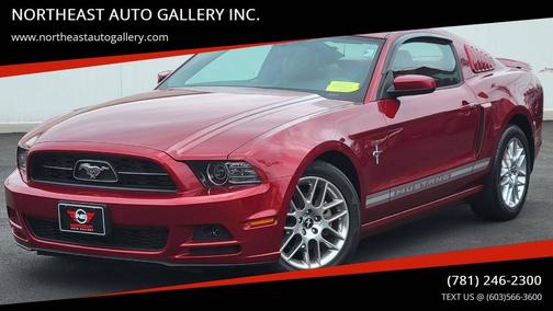 Burgundy 2014 Ford Mustang V6 Premium
