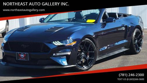 Blue 2021 Ford Mustang GT Premium