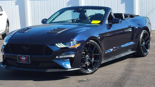 Blue 2021 Ford Mustang GT Premium