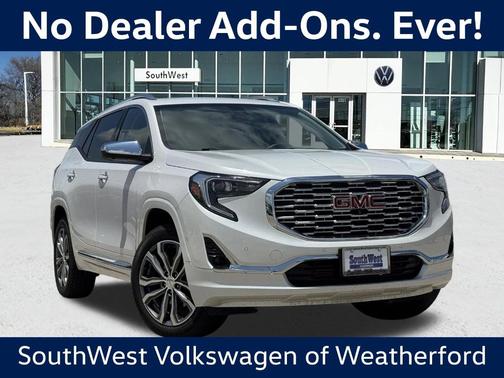 White Frost Tri-Coat 2020 GMC Terrain Denali