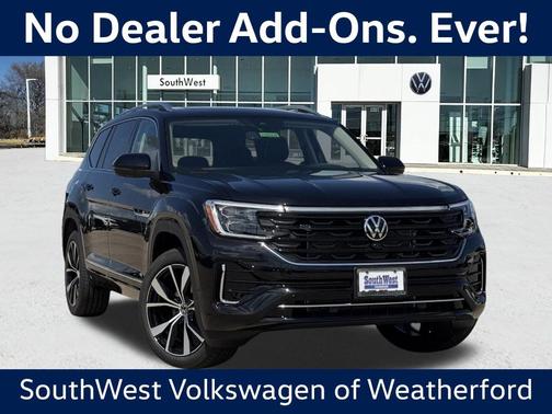Deep Black Pearl 2026 Volkswagen Atlas 2.0T SEL Premium R-Line