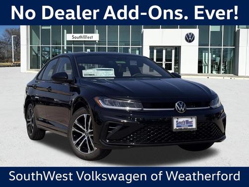 Deep Black Pearl Effect 2026 Volkswagen Jetta 1.5T Sport