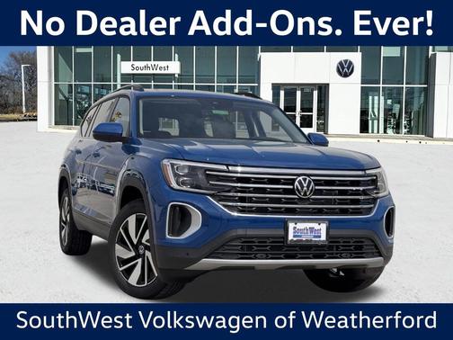 Lake Blue 2026 Volkswagen Atlas 2.0T SE W/TECHNOLOGY SUV