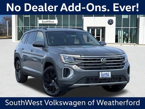 Pure Gray 2026 Volkswagen Atlas 2.0T SE w/Technology