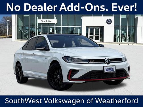 Pure White W/Black Roof 2025 Volkswagen Jetta GLI 2.0T Autobahn