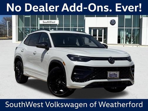 Opal White Pearl 2026 Volkswagen Tiguan 2.0T SE R-Line Black SUV