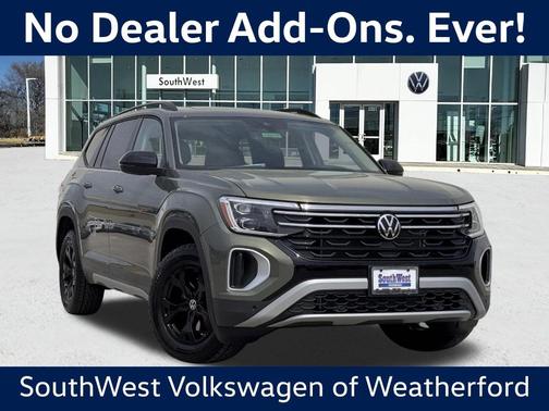 Avocado Green Pearl 2026 Volkswagen Atlas 2.0T Peak Edition
