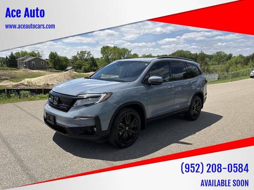 Blue 2022 Honda Pilot AWD Black Edition