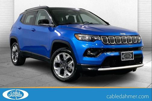 Laser Blue Pearlcoat 2022 Jeep Compass Limited