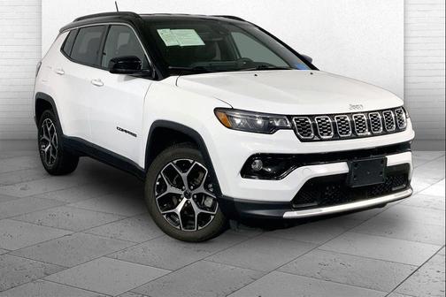Bright White Clearcoat 2025 Jeep Compass Limited