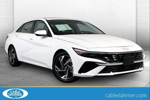 Serenity White 2025 Hyundai ELANTRA SEL