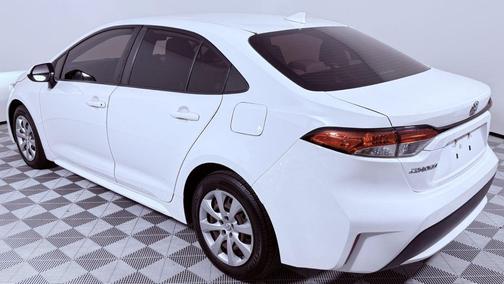 White 2022 Toyota Corolla LE