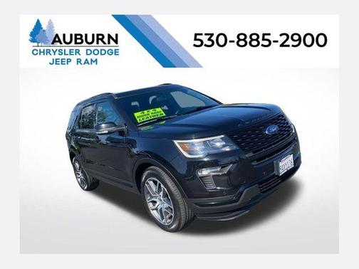Black Metallic 2019 Ford Explorer sport