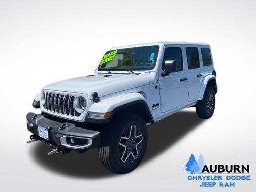 Bright White Clearcoat 2025 Jeep Wrangler Sahara