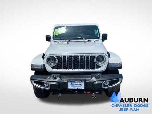Bright White Clearcoat 2025 Jeep Wrangler Sahara