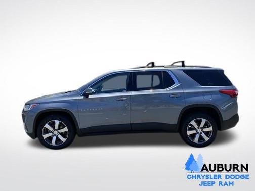 Satin Steel Metallic 2021 Chevrolet Traverse LT Leather