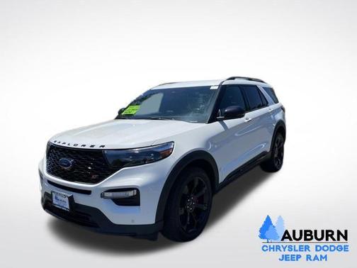 White Metallic 2021 Ford Explorer ST