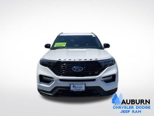 White Metallic 2021 Ford Explorer ST