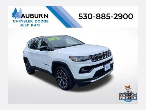 Bright White Clearcoat 2026 Jeep Compass Limited