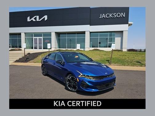 Sapphire Blue 2021 Kia K5 GT-LINE