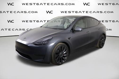 Midnight Silver Metallic 2020 Tesla Model Y Performance