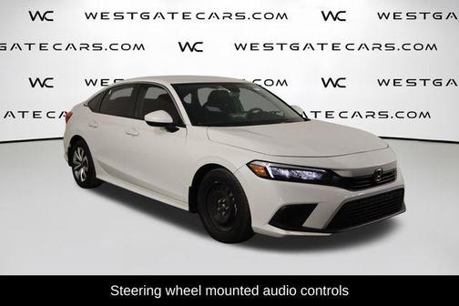White 2024 Honda Civic LX