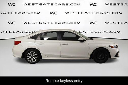 White 2024 Honda Civic LX