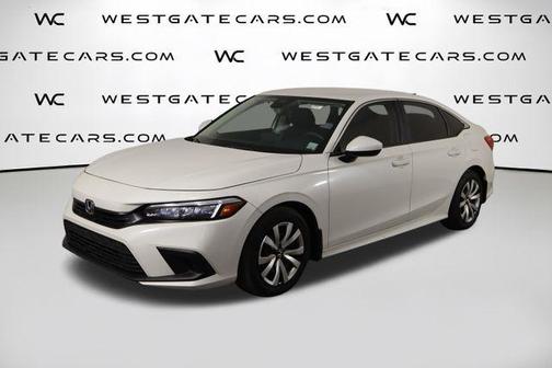 White 2024 Honda Civic LX