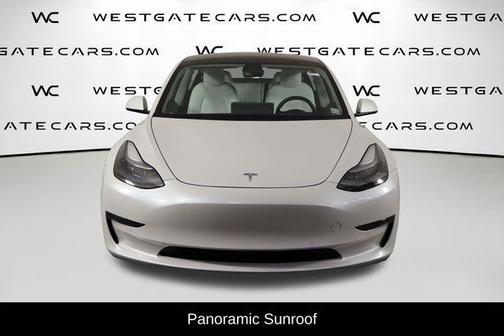 White 2022 Tesla Model 3 Long Range