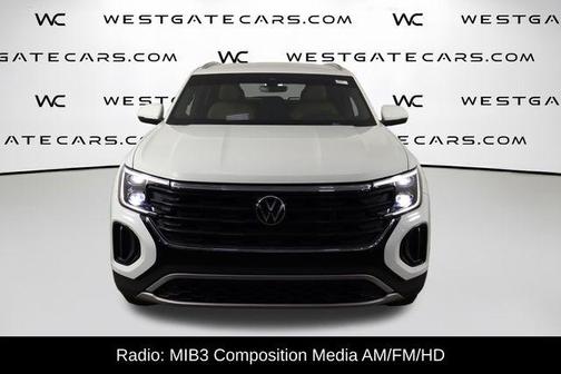 Pure White 2025 Volkswagen Atlas Cross Sport 2.0T SE