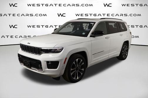 Bright White Clearcoat 2023 Jeep Grand Cherokee L Overland