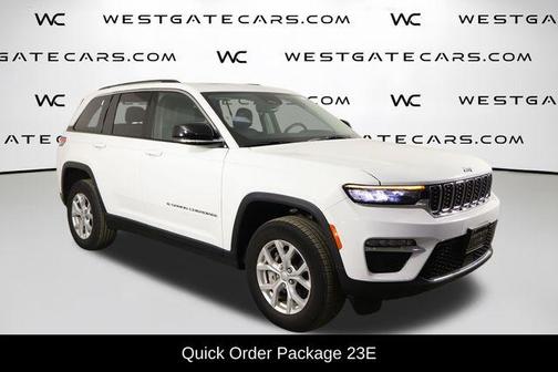 Bright White Clearcoat 2023 Jeep Grand Cherokee Limited