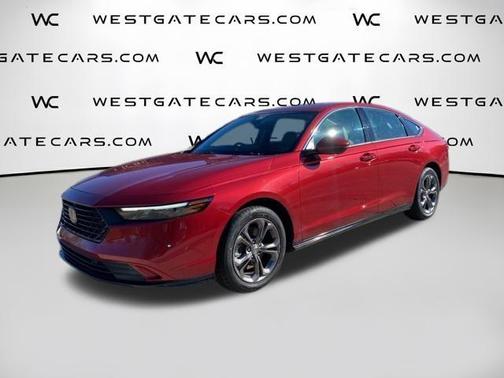 Radiant Red Metallic 2023 Honda Accord Hybrid EX-L