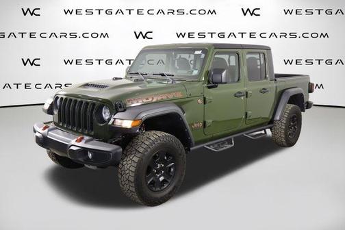 Sarge Green Clearcoat 2022 Jeep Gladiator Mojave