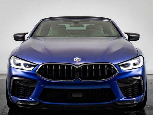 Blue 2023 BMW M8 Competition