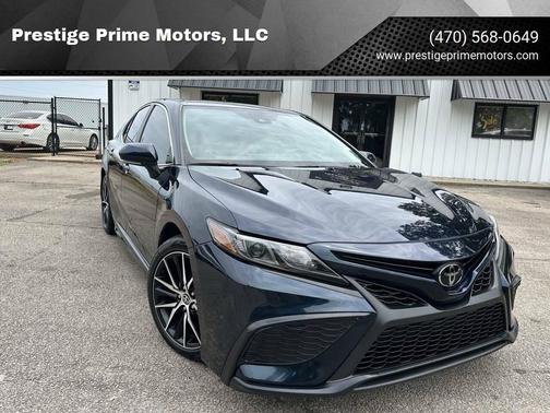 Galactic Aqua Mica 2021 Toyota Camry SE