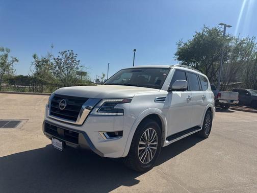 Aspen White 2023 Nissan Armada SL
