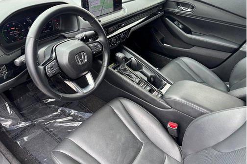 Platinum White Pearl 2024 Honda Accord Hybrid Touring