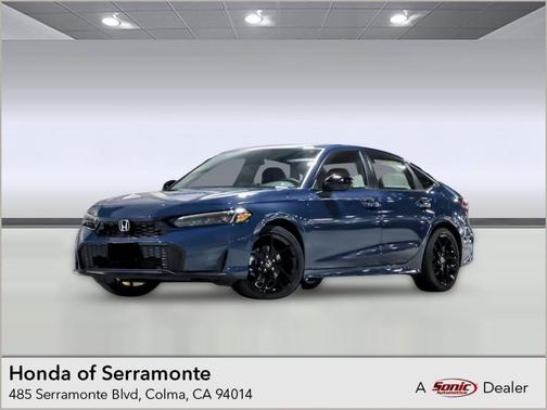 Blue Lagoon Pearl 2026 Honda Civic Hybrid Sport