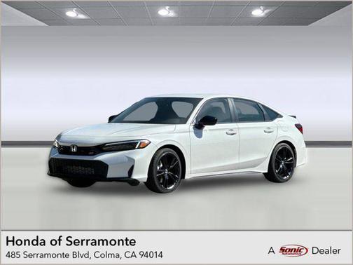 Platinum White Pearl 2026 Honda Civic Si Base