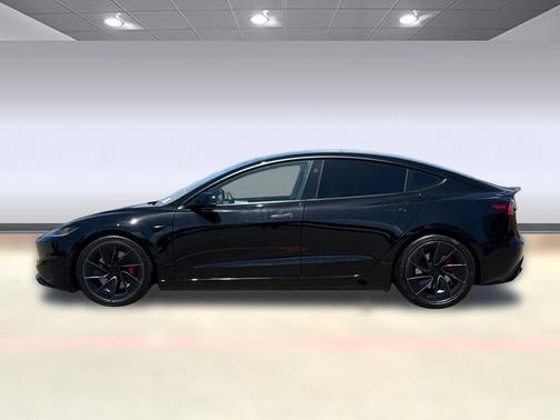 Black 2025 Tesla Model 3 Performance